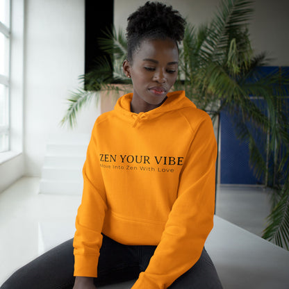 Zen Your Vibe Geometric Heart Hoodie