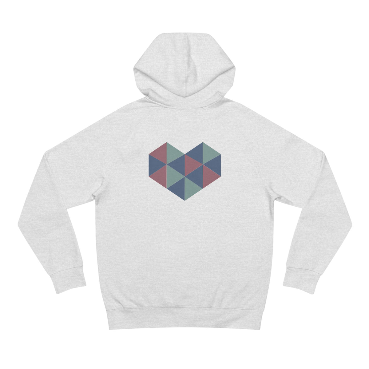Zen Your Vibe Geometric Heart Hoodie