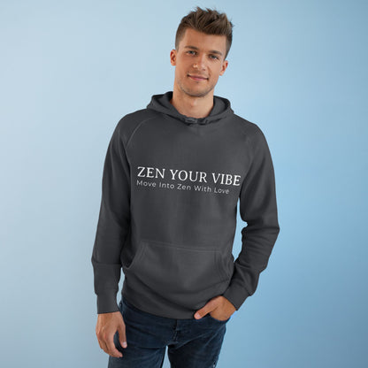 Zen Your Vibe Geometric Heart Hoodie