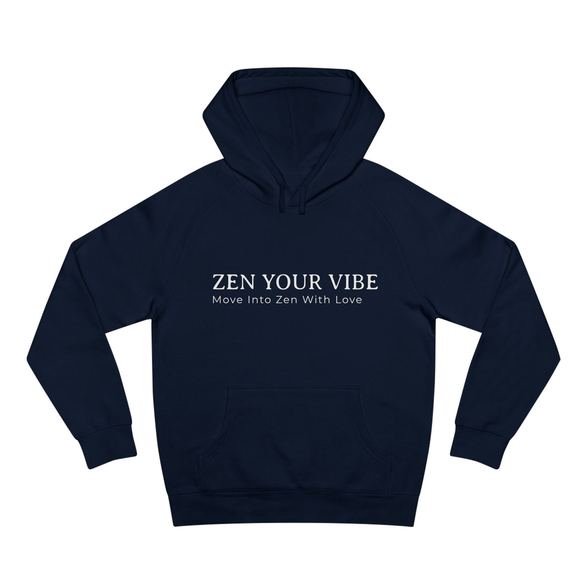 Zen Your Vibe Geometric Heart Hoodie