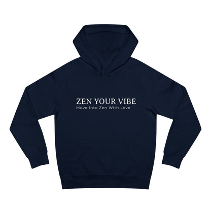 Zen Your Vibe Geometric Heart Hoodie