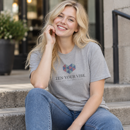 Zen Your Vibe Inspirational Graphic T-Shirt
