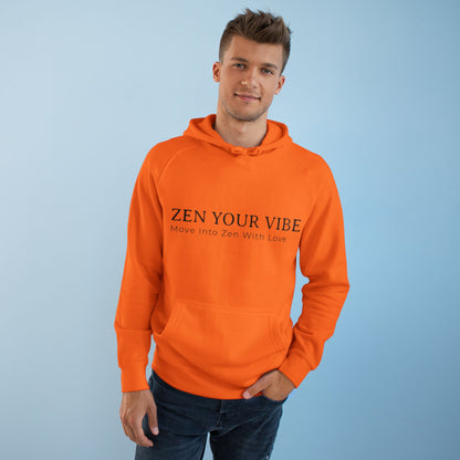 Zen Your Vibe Geometric Heart Hoodie
