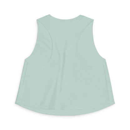 Geometric Heart Women's Crop Top