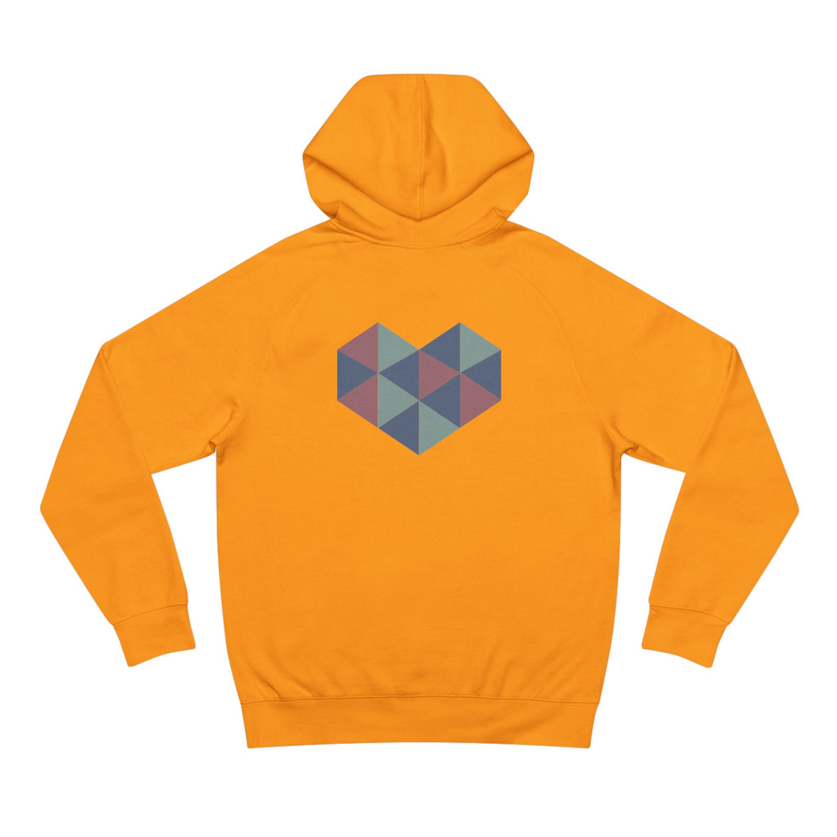 Zen Your Vibe Geometric Heart Hoodie