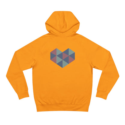Zen Your Vibe Geometric Heart Hoodie