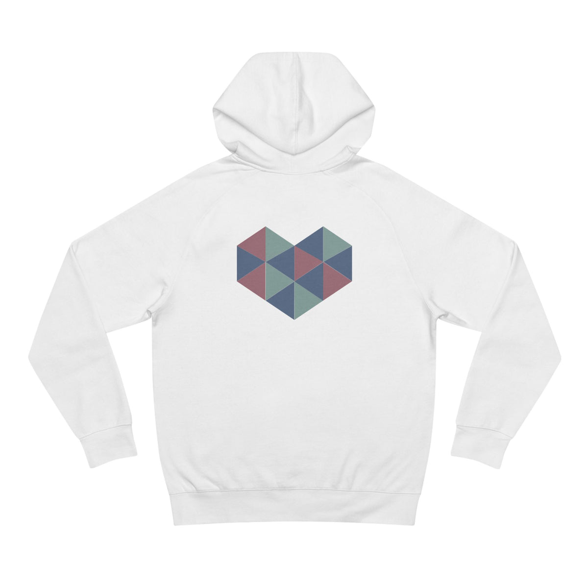 Zen Your Vibe Geometric Heart Hoodie