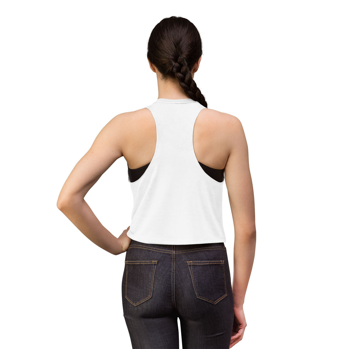 Geometric Heart Women's Crop Top