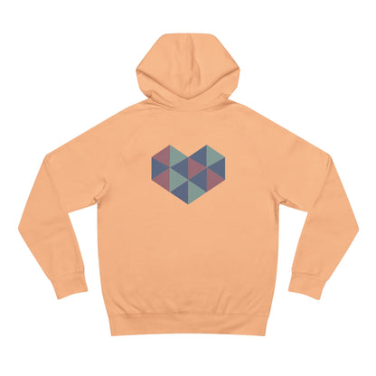 Zen Your Vibe Geometric Heart Hoodie