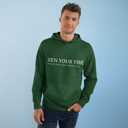 Zen Your Vibe Geometric Heart Hoodie