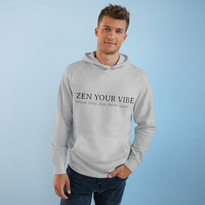 Zen Your Vibe Geometric Heart Hoodie