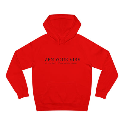 Zen Your Vibe Geometric Heart Hoodie