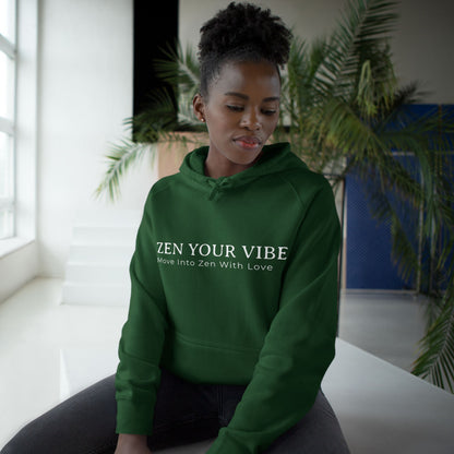 Zen Your Vibe Geometric Heart Hoodie