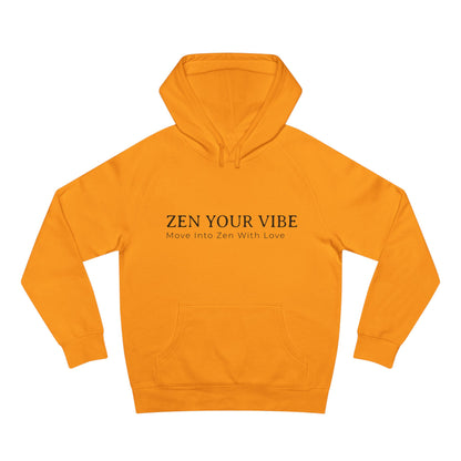 Zen Your Vibe Geometric Heart Hoodie