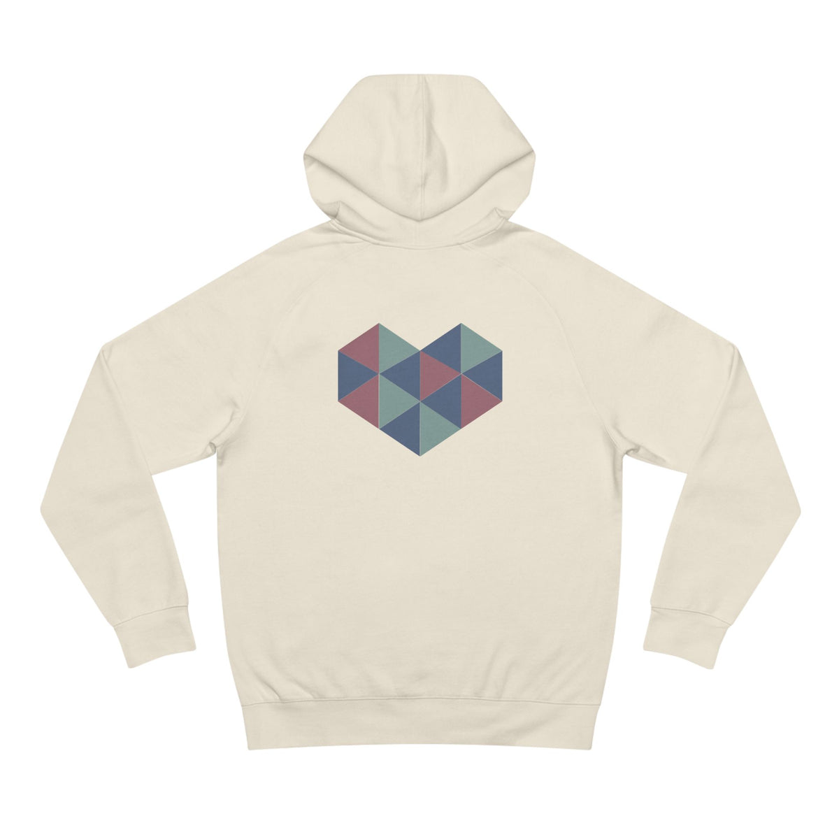 Zen Your Vibe Geometric Heart Hoodie