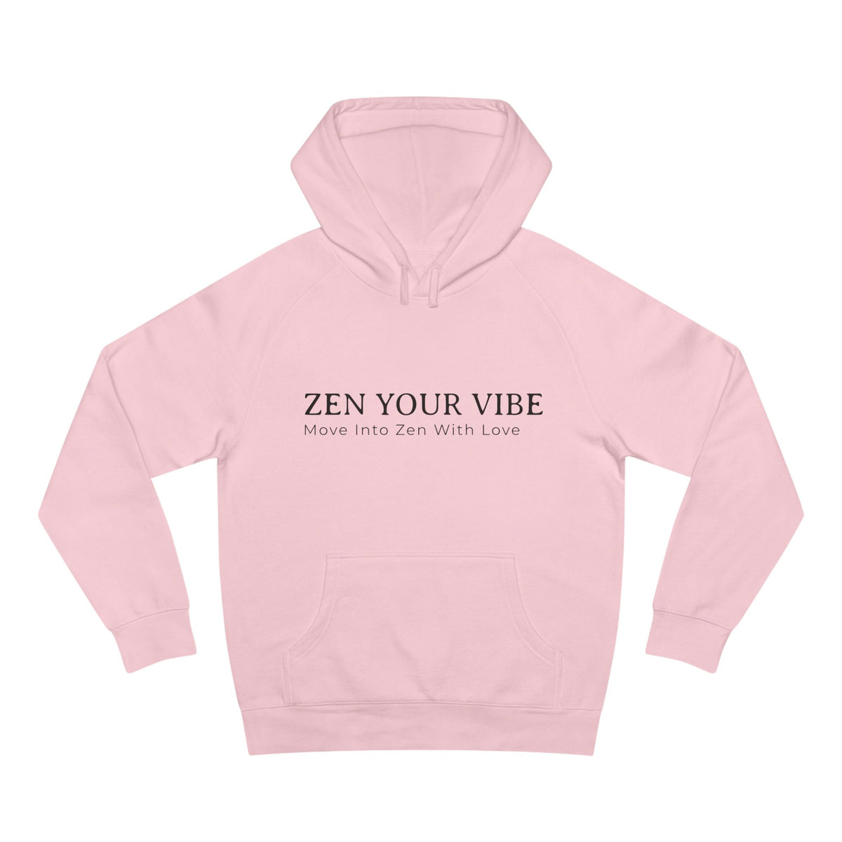 Zen Your Vibe Geometric Heart Hoodie