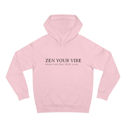 Zen Your Vibe Geometric Heart Hoodie