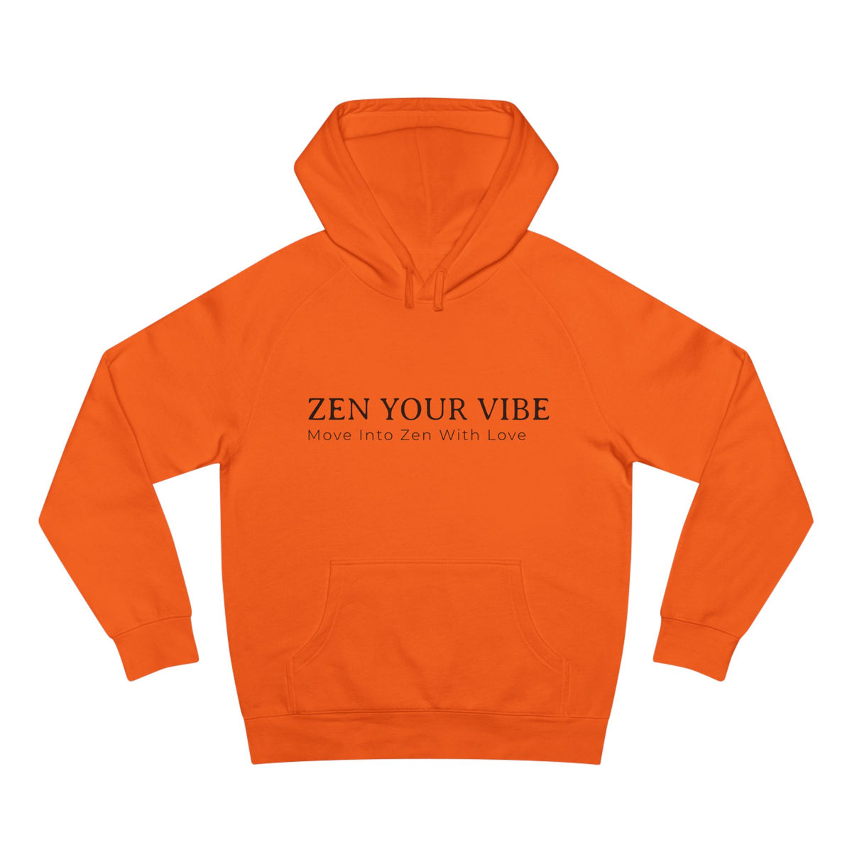 Zen Your Vibe Geometric Heart Hoodie