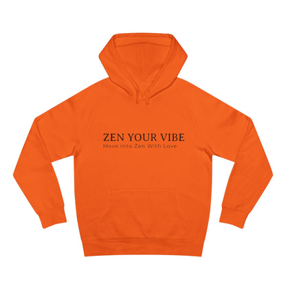 Zen Your Vibe Geometric Heart Hoodie