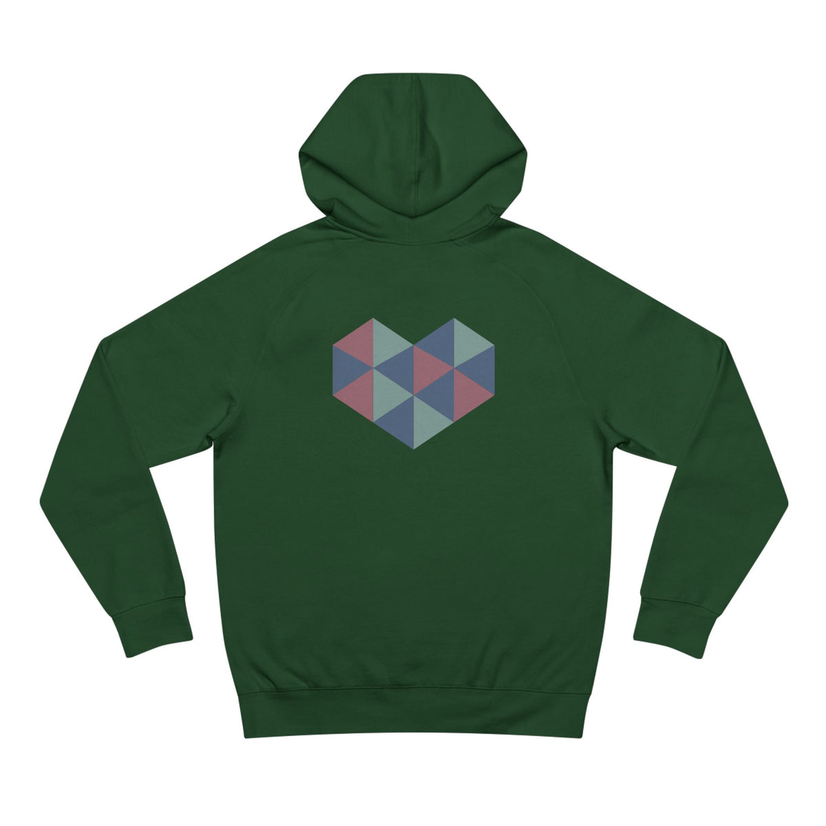 Zen Your Vibe Geometric Heart Hoodie