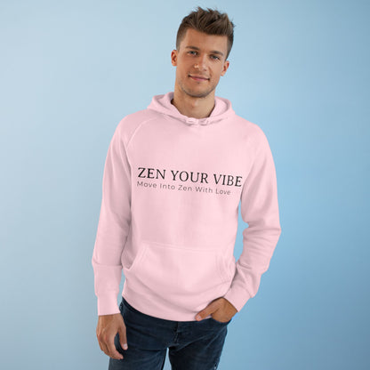 Zen Your Vibe Geometric Heart Hoodie
