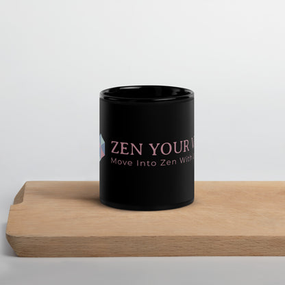 ZYN Black Glossy Mug - Zen Your Vibe 