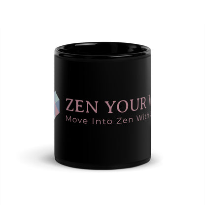 ZYN Black Glossy Mug - Zen Your Vibe 