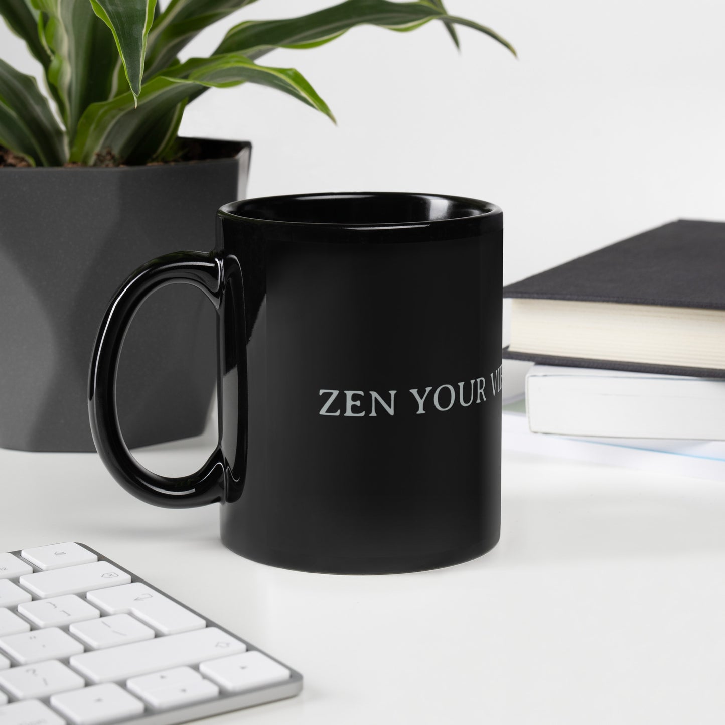 ZYV Black Glossy Mug - Zen Your Vibe 