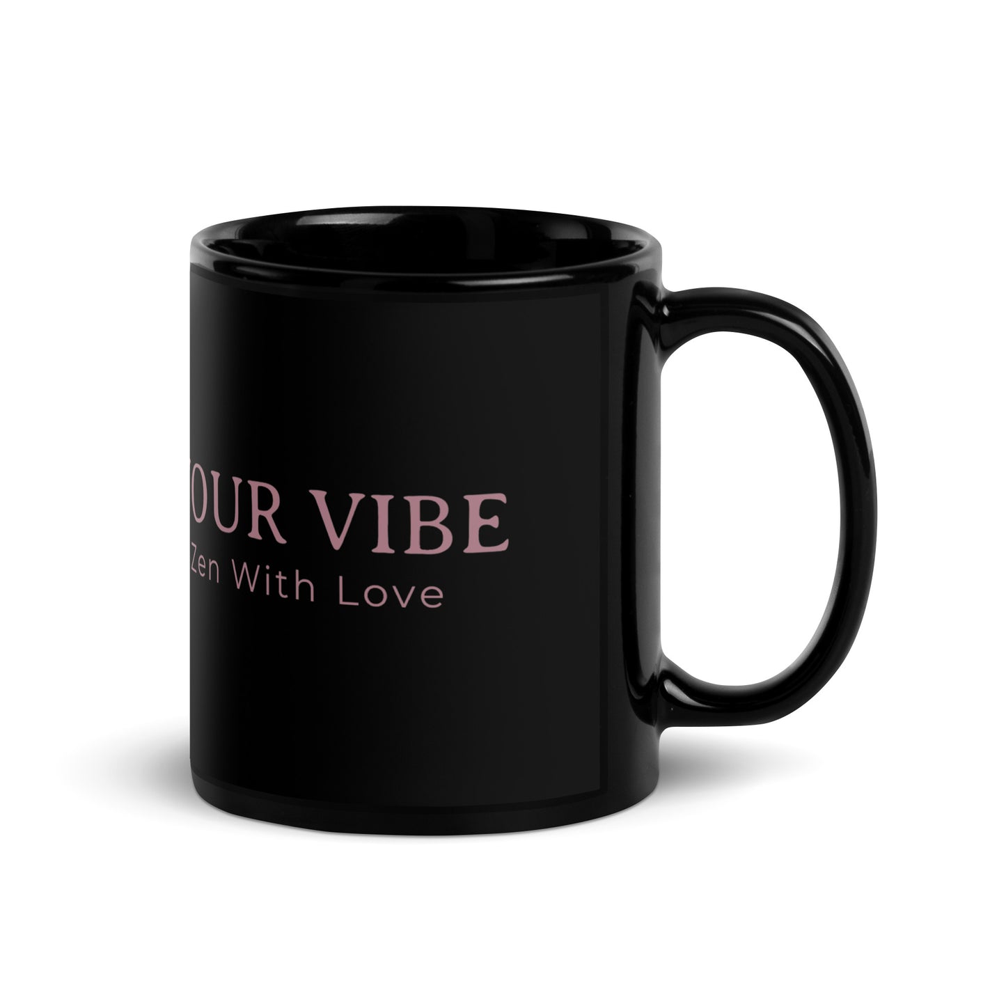 ZYN Black Glossy Mug - Zen Your Vibe 