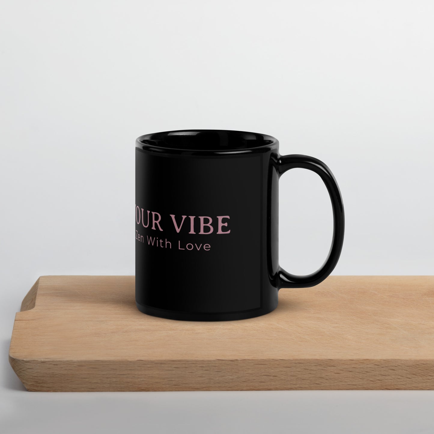 ZYN Black Glossy Mug - Zen Your Vibe 