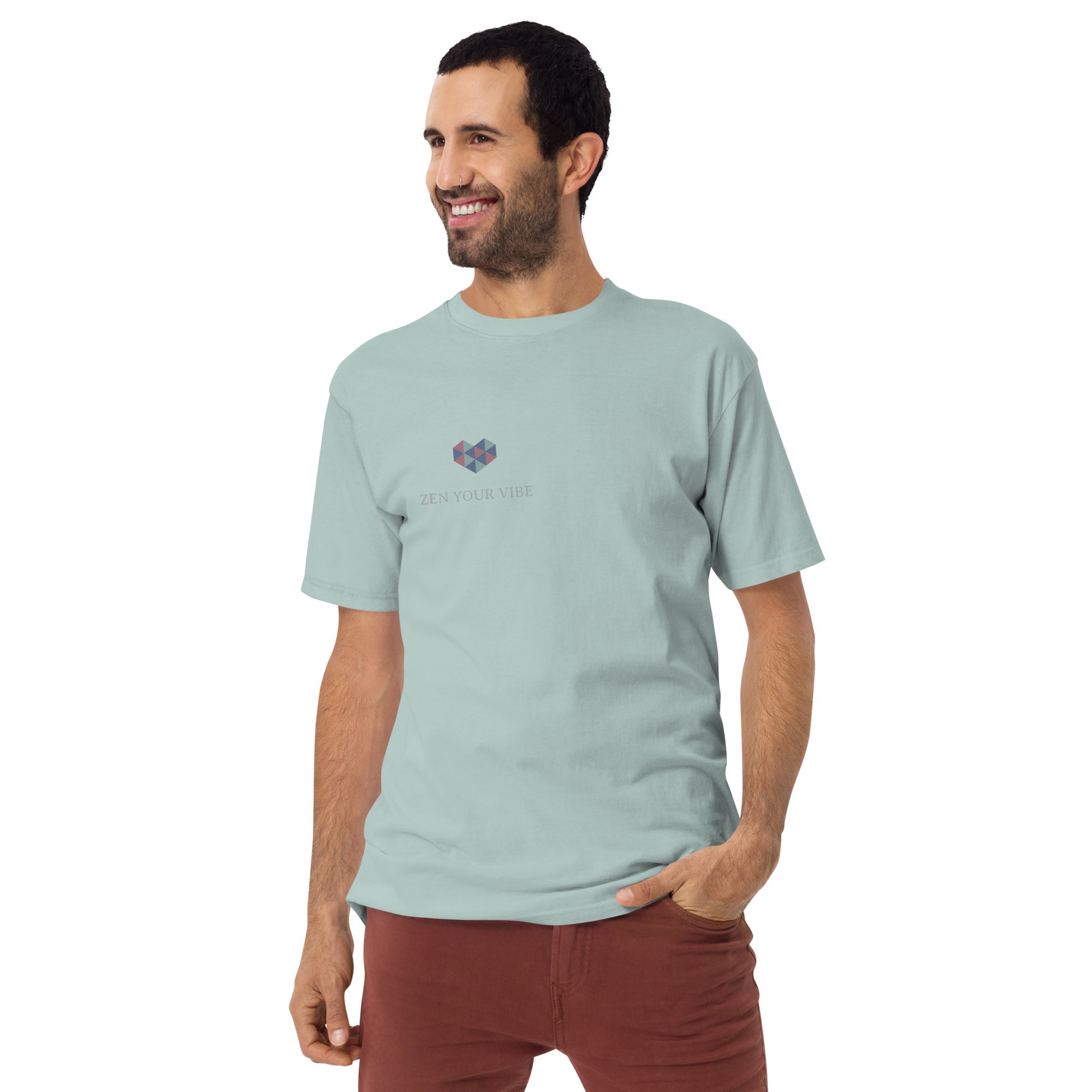 Heart ZYV Men’s Tee - Zen Your Vibe 