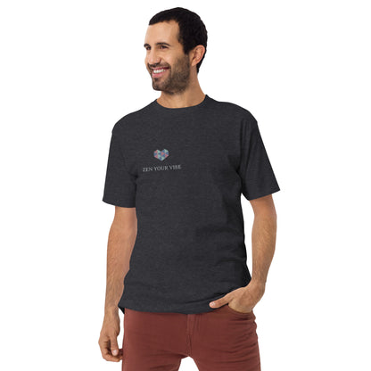 Heart ZYV Men’s Tee - Zen Your Vibe 