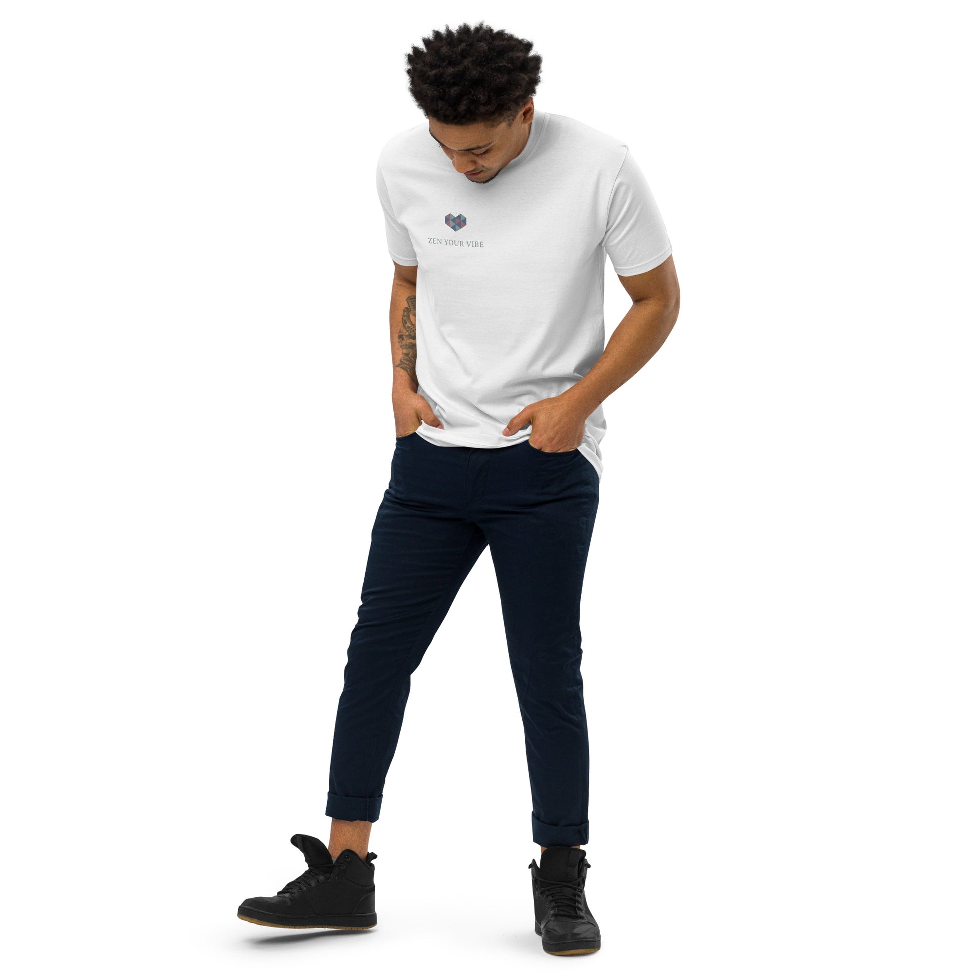 Heart ZYV Men’s Tee - Zen Your Vibe 