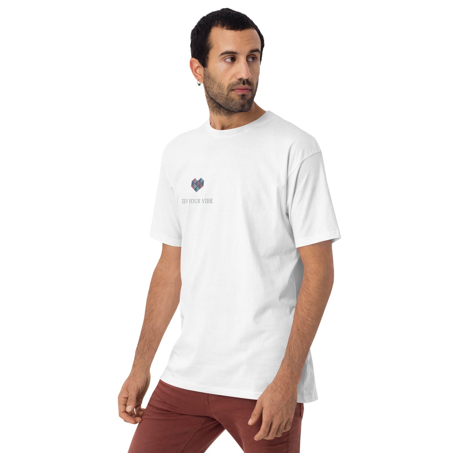 Heart ZYV Men’s Tee - Zen Your Vibe 