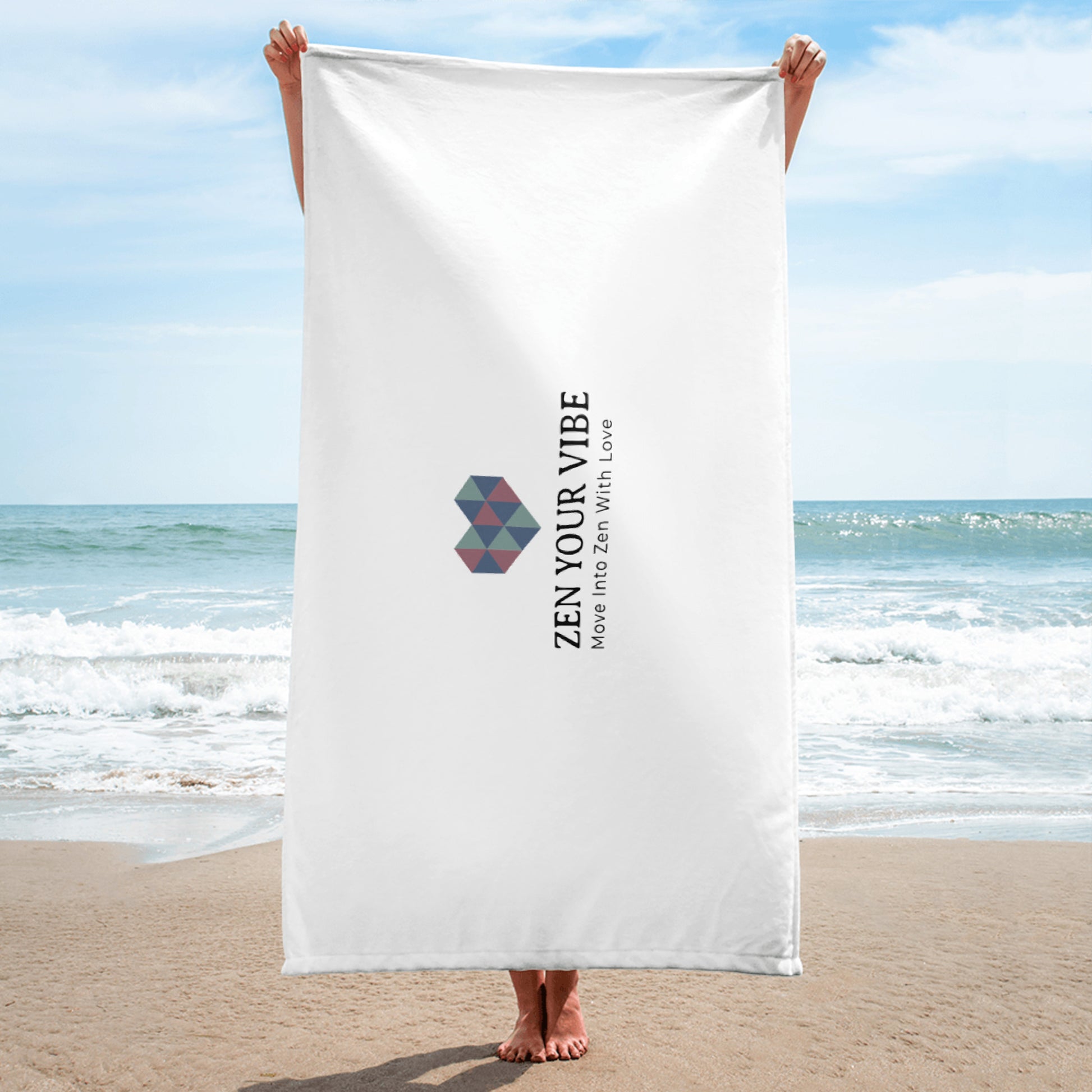 ZYV Heart Towel - Zen Your Vibe 