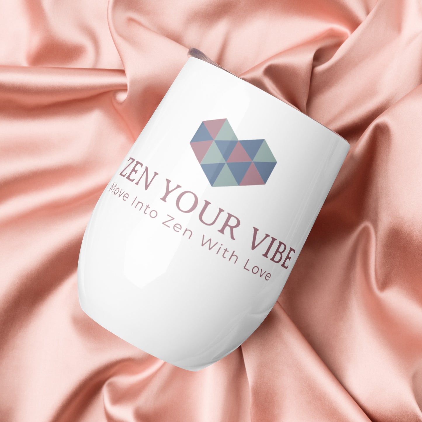 ZYV Heart Wine tumbler - Zen Your Vibe 