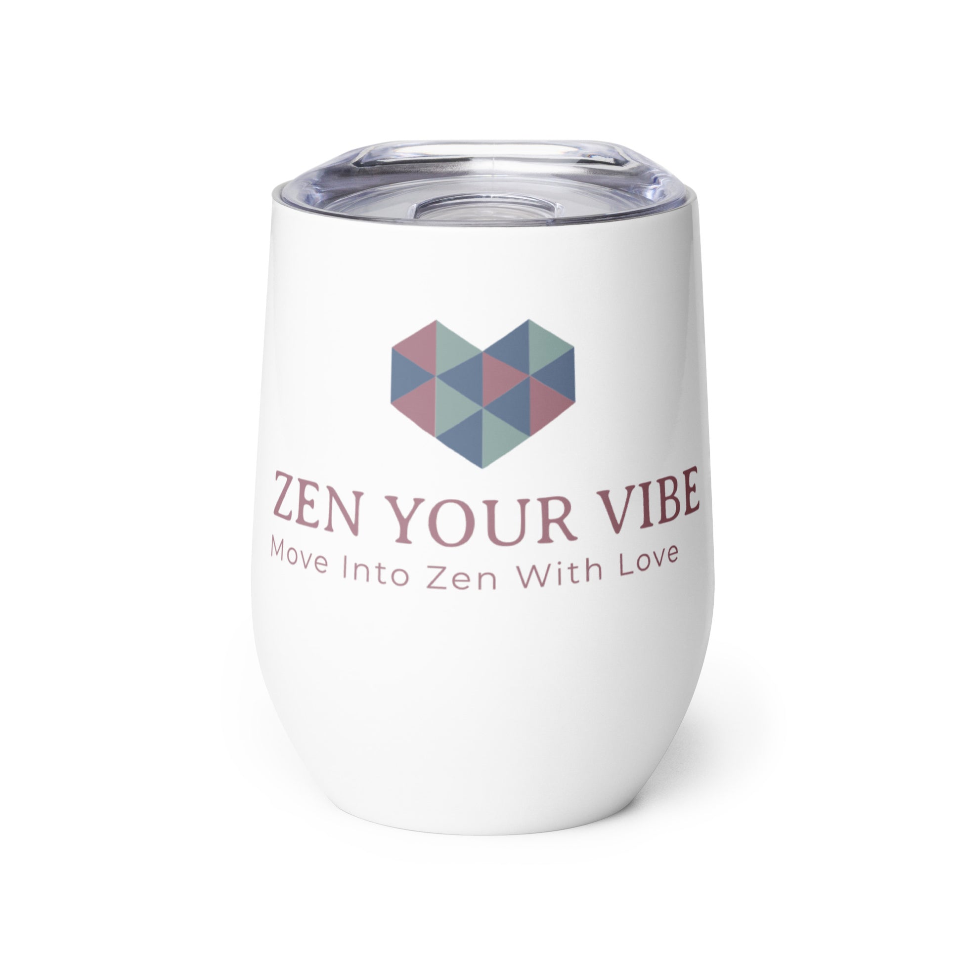 ZYV Heart Wine tumbler - Zen Your Vibe 