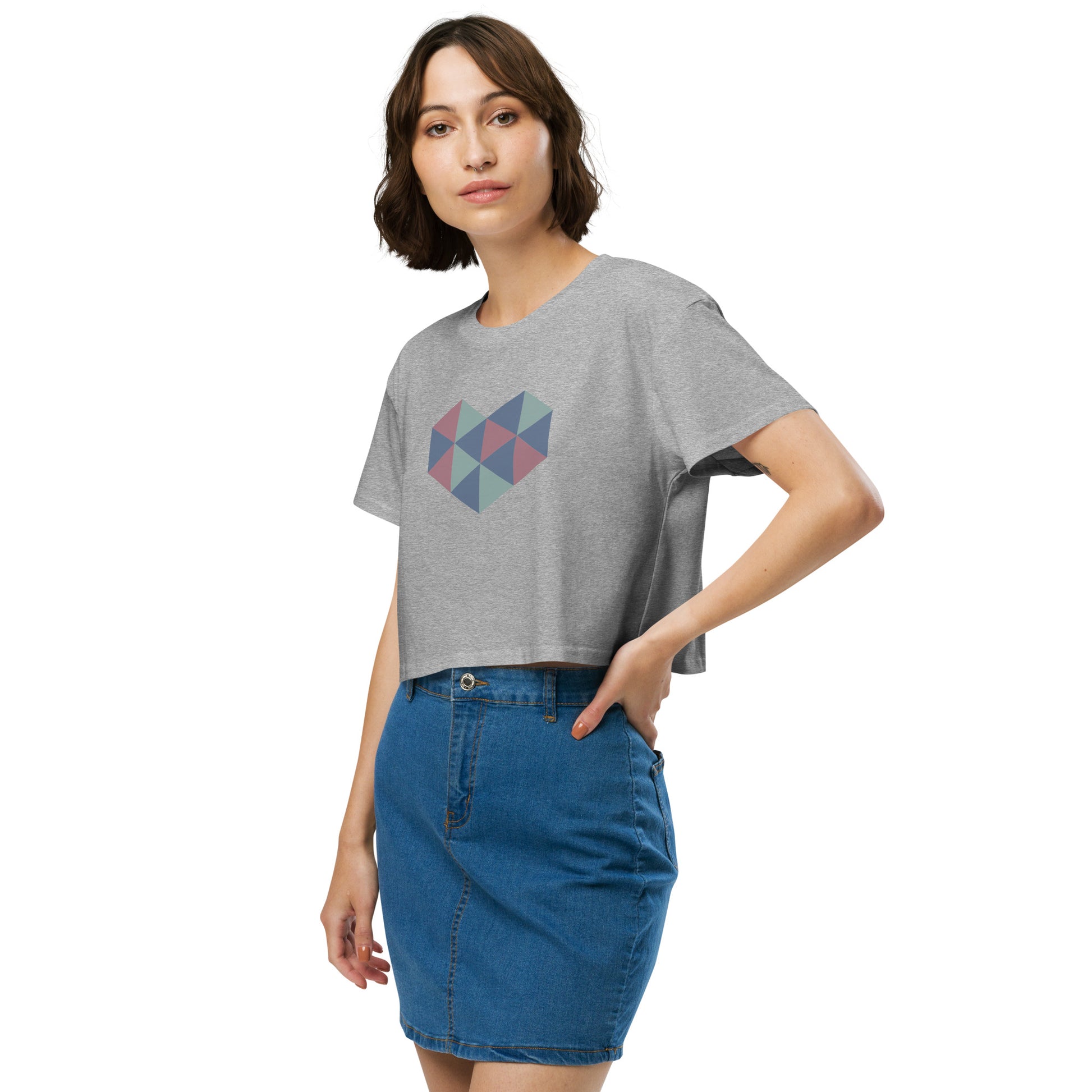 Heart Women’s Crop Top - Zen Your Vibe 