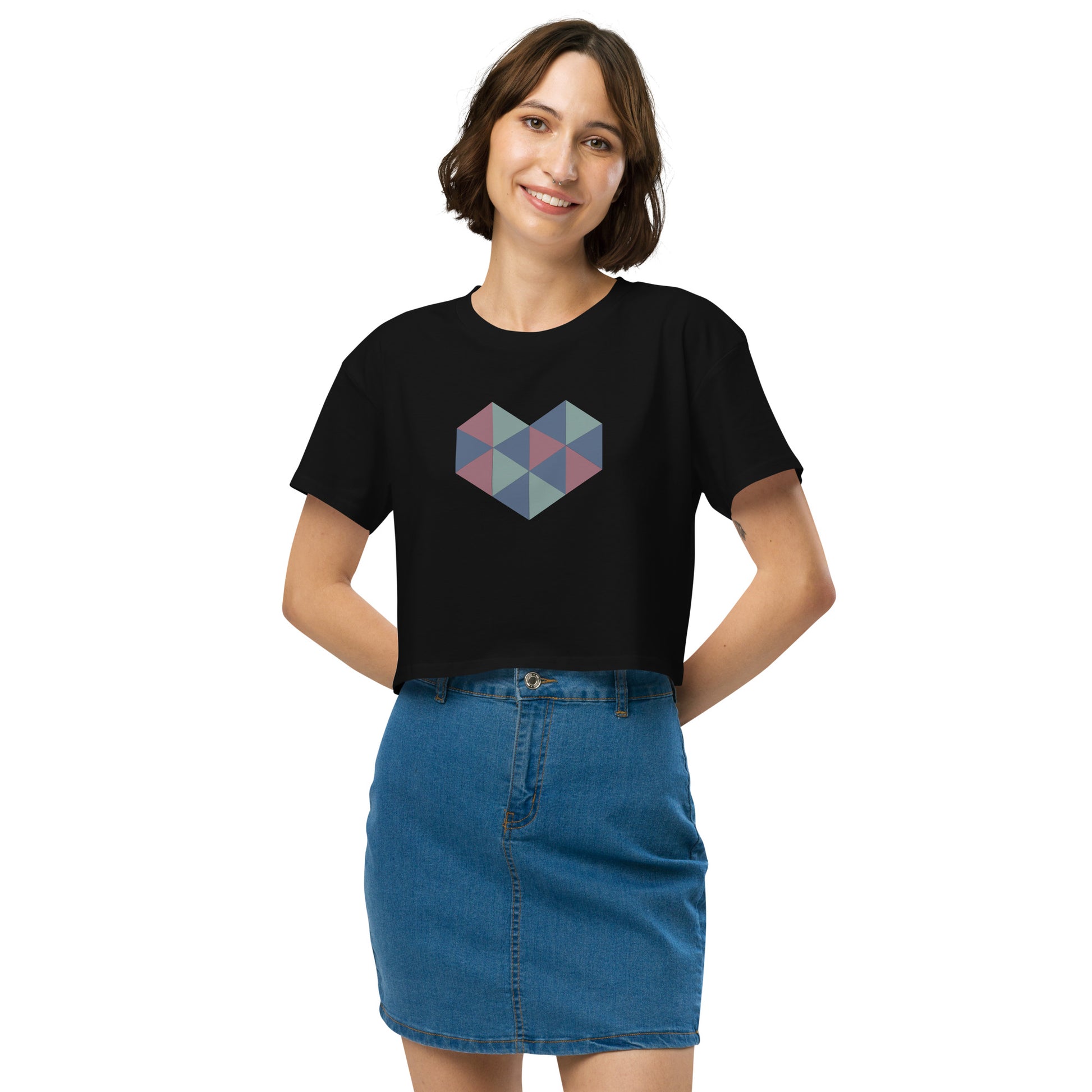 Heart Women’s Crop Top - Zen Your Vibe 