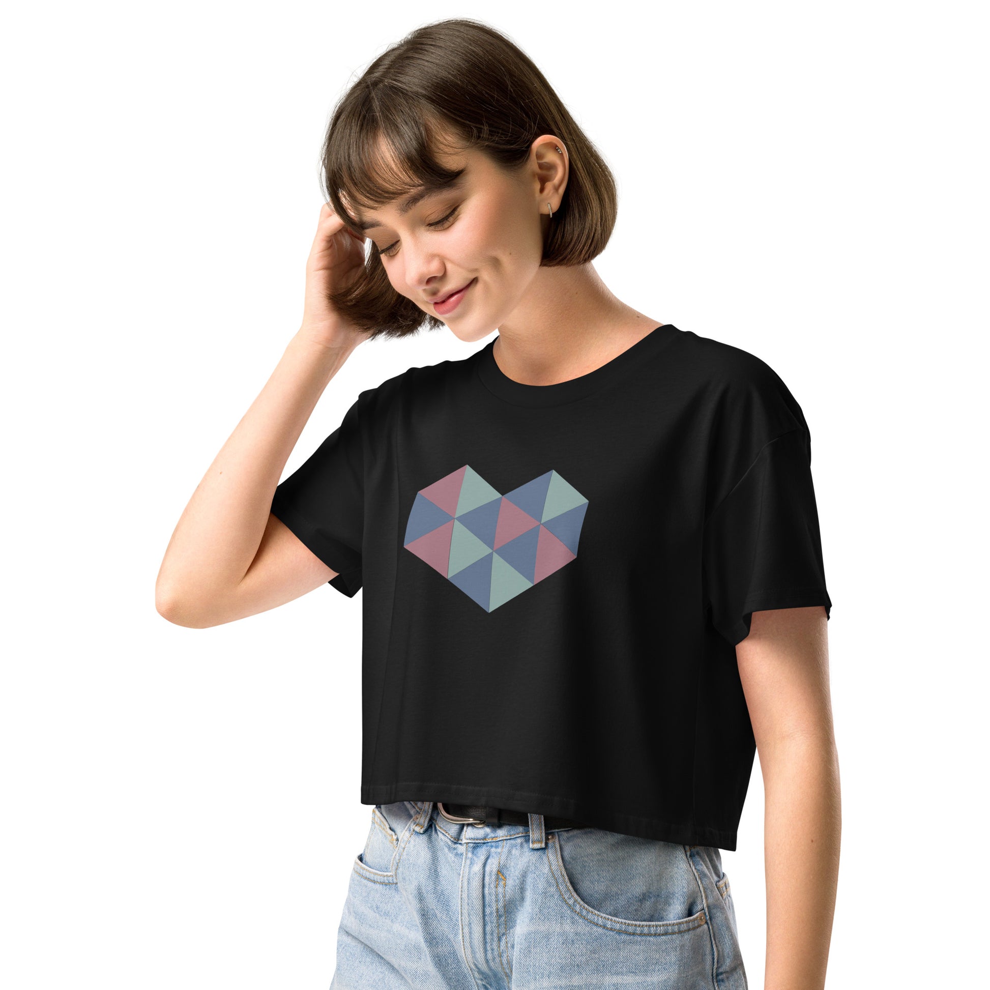 Heart Women’s Crop Top - Zen Your Vibe 