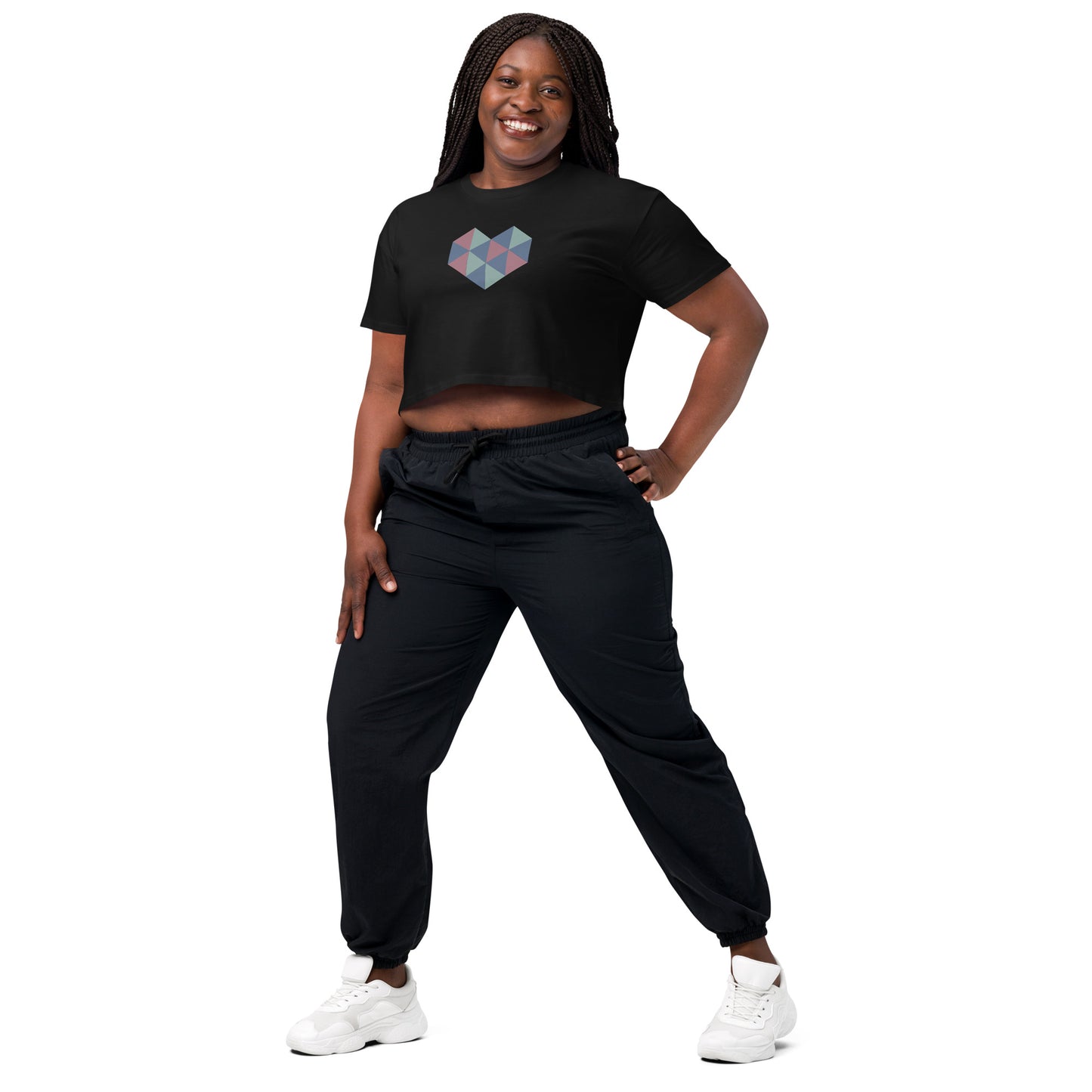 Heart Women’s Crop Top - Zen Your Vibe 