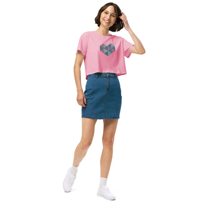 Heart Women’s Crop Top - Zen Your Vibe 