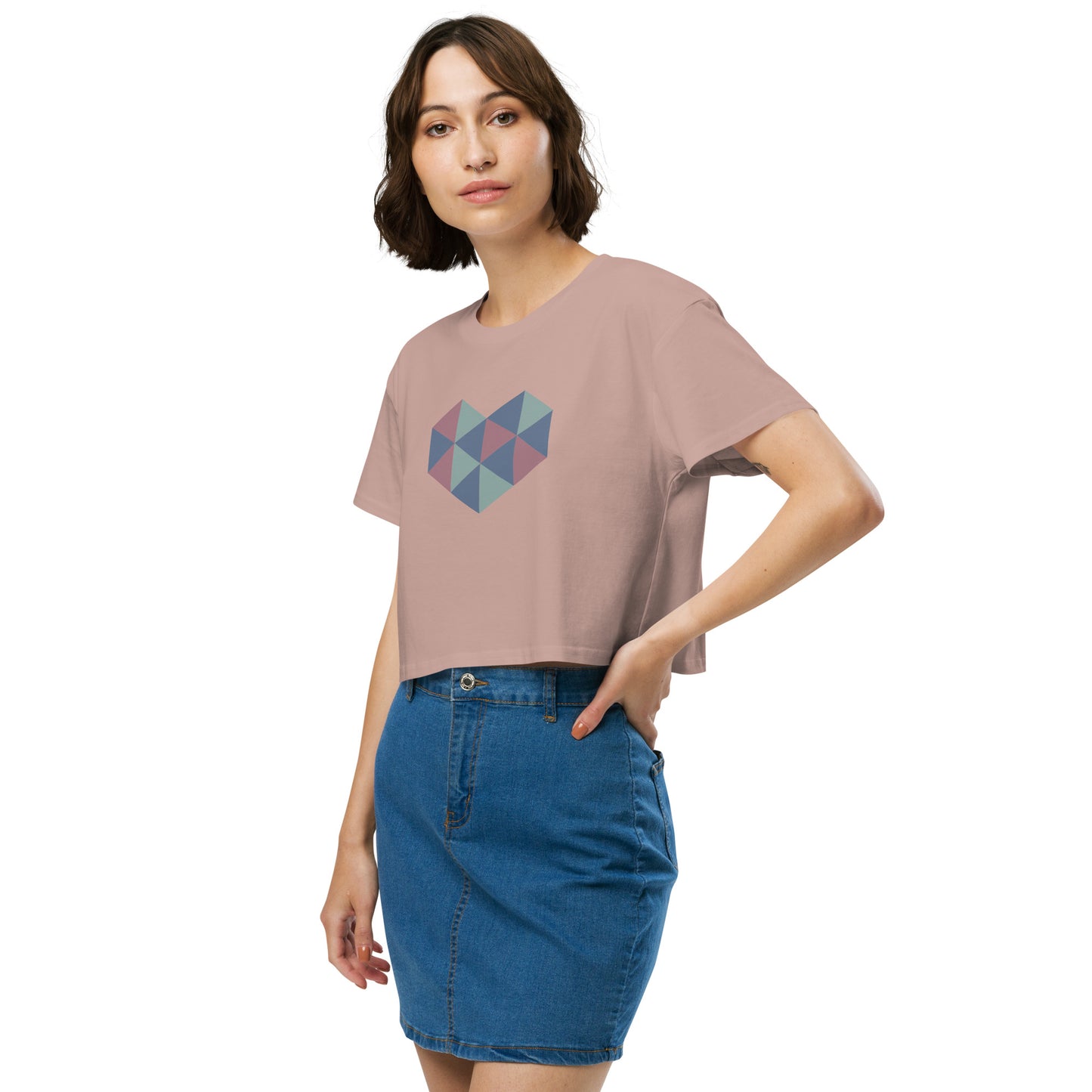 Heart Women’s Crop Top - Zen Your Vibe 