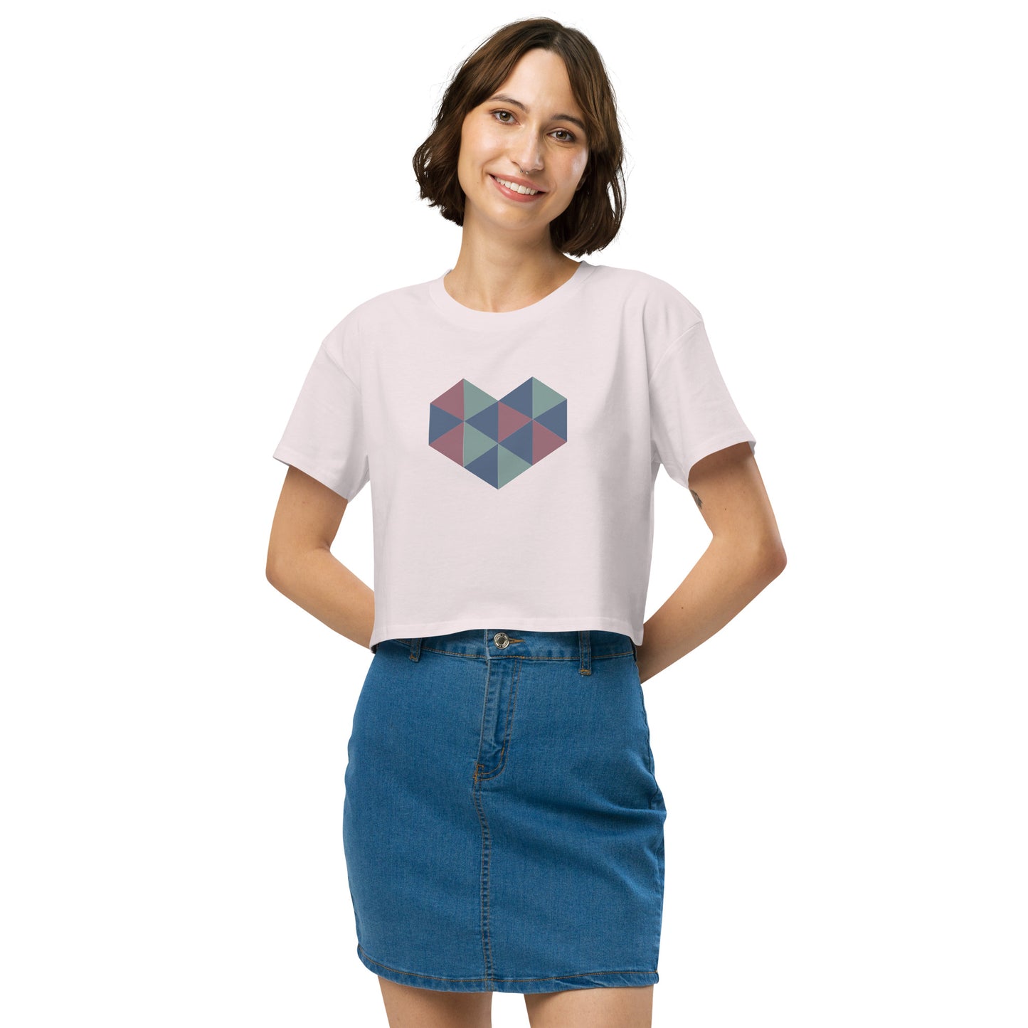 Heart Women’s Crop Top - Zen Your Vibe 