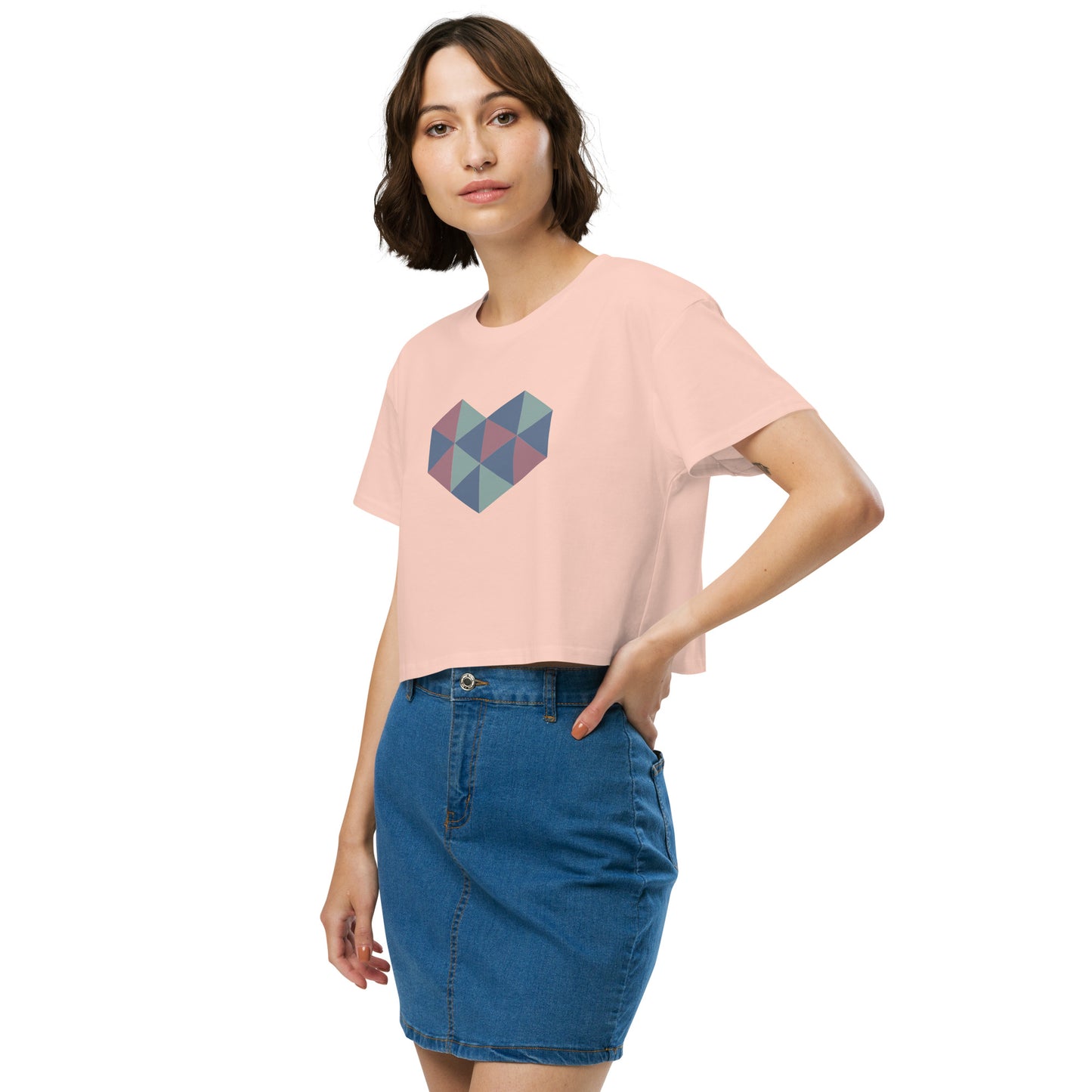 Heart Women’s Crop Top - Zen Your Vibe 