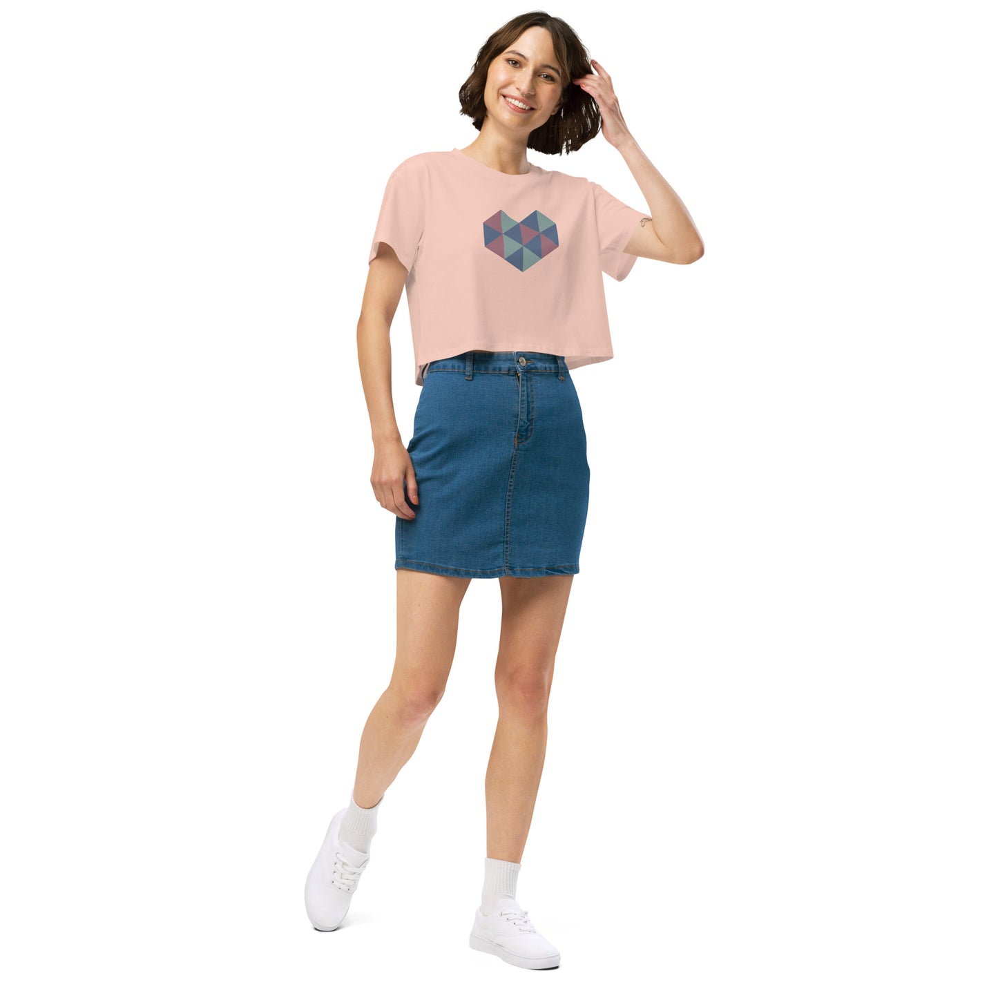 Heart Women’s Crop Top - Zen Your Vibe 