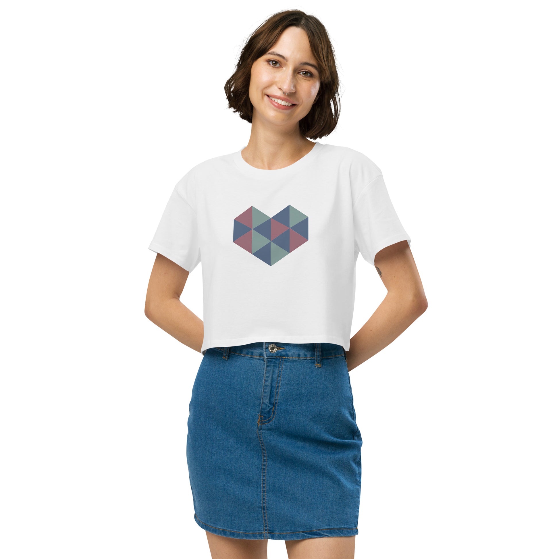 Heart Women’s Crop Top - Zen Your Vibe 